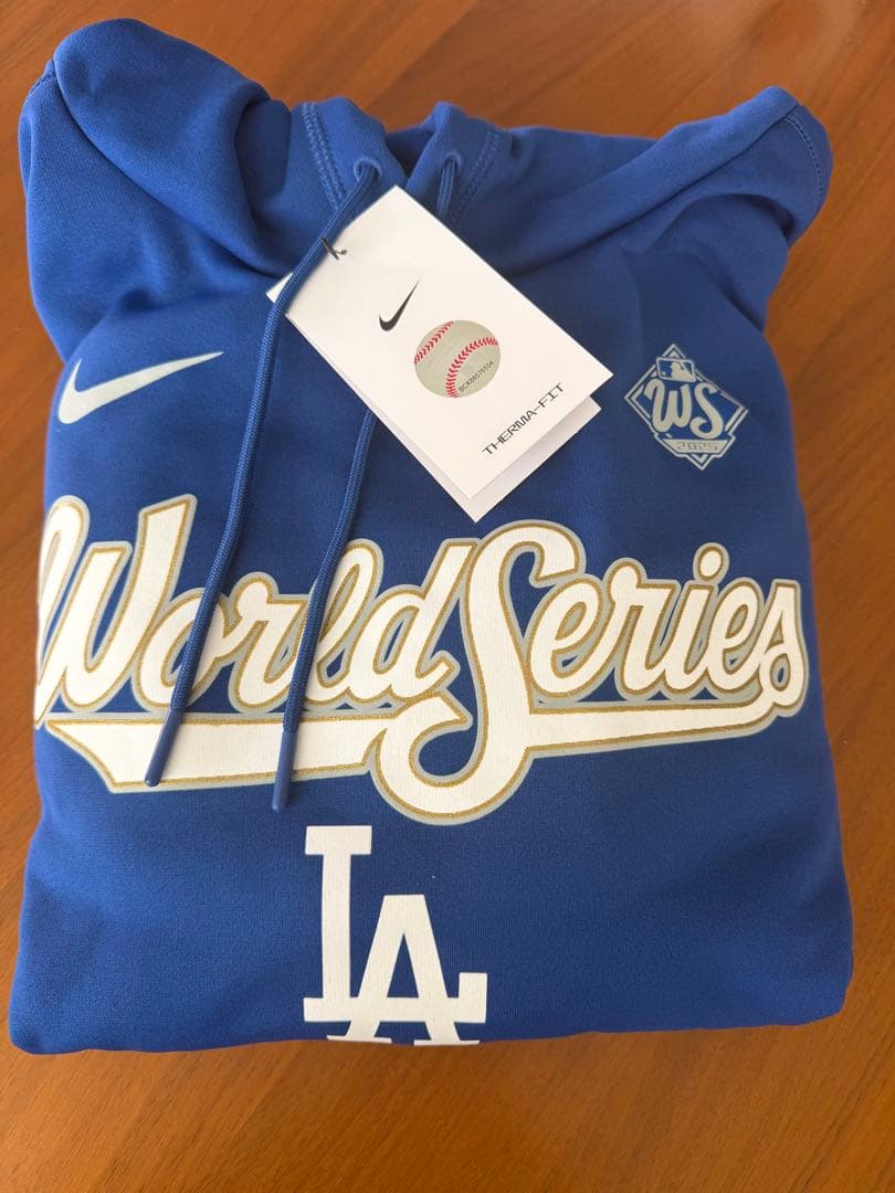 ドジャース 2025ワールドシリーズNIKEパーカー L