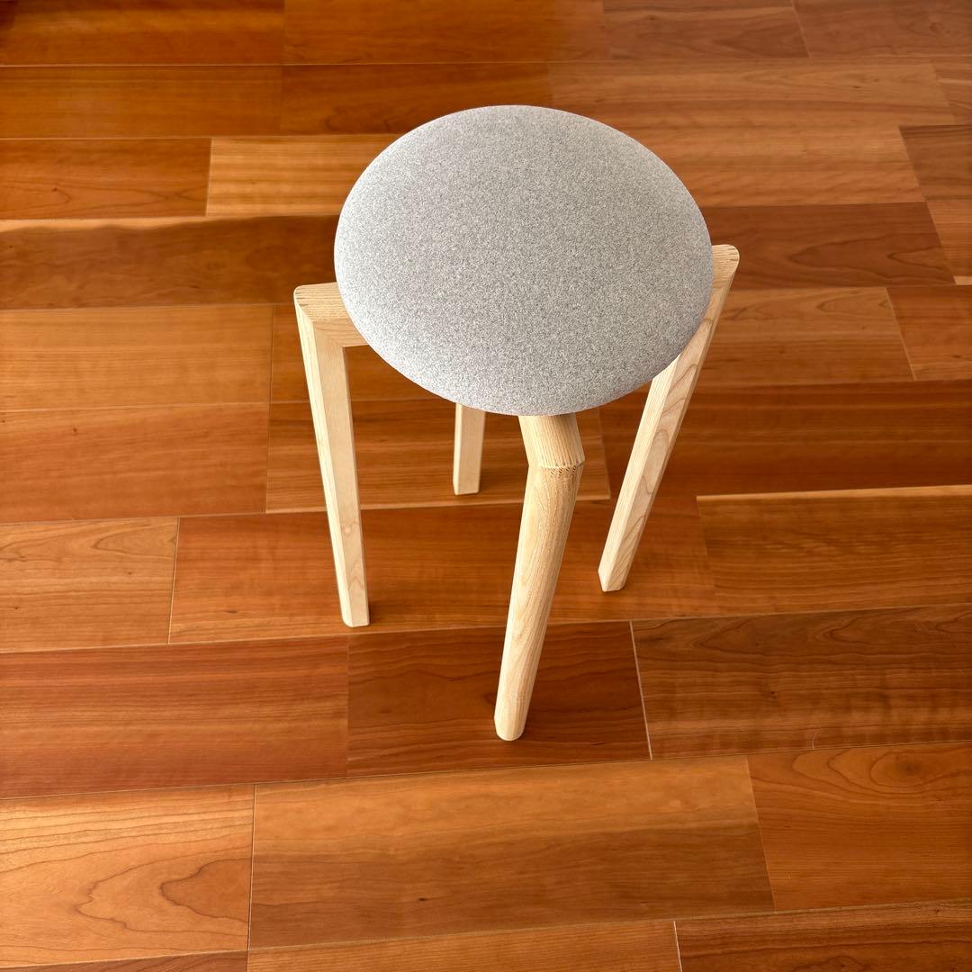匠工芸 マッシュルームスツール M グレー