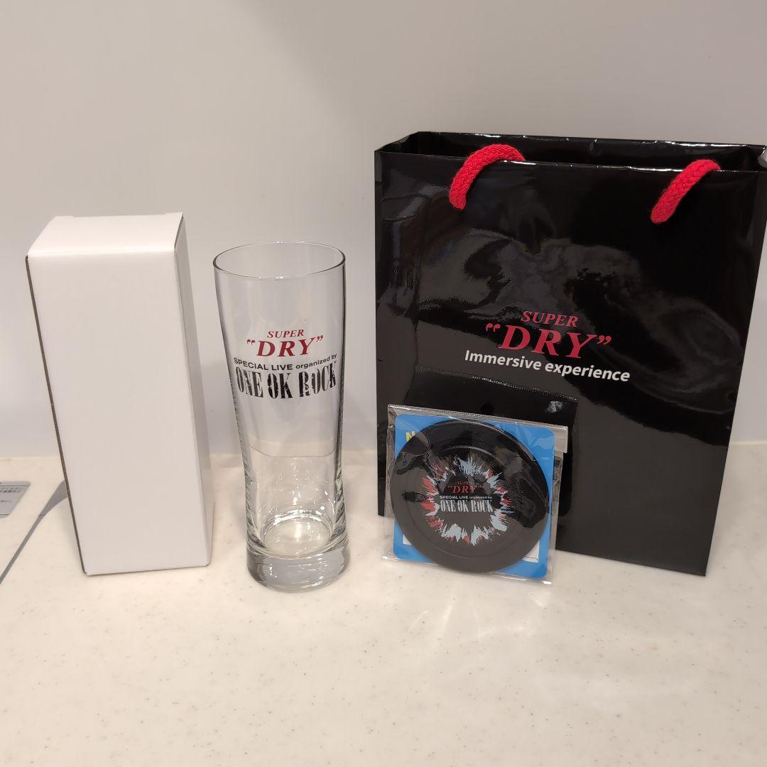 限定品❗】ONE OK ROCK アサヒビールコラボ グラス&コースター - メルカリ