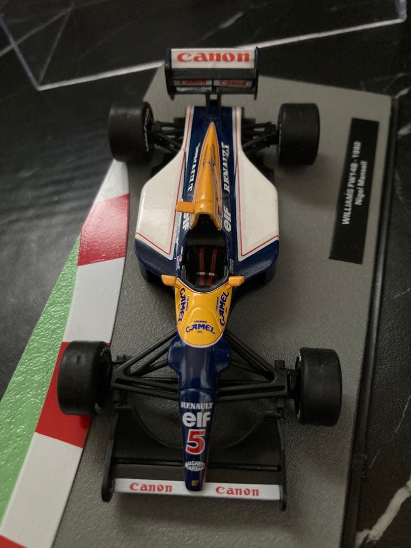 F1マシンコレクション ウィリアムズ　FW14B フランスGP　キャメル仕様