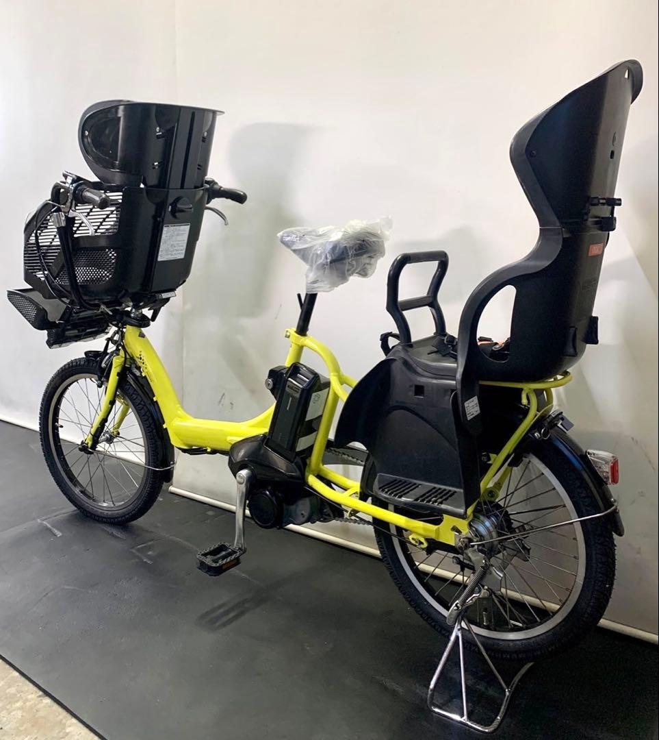 1年保証 送料無料　ブリヂストン　20インチ　黄色　子供乗せ　電動アシスト自転車