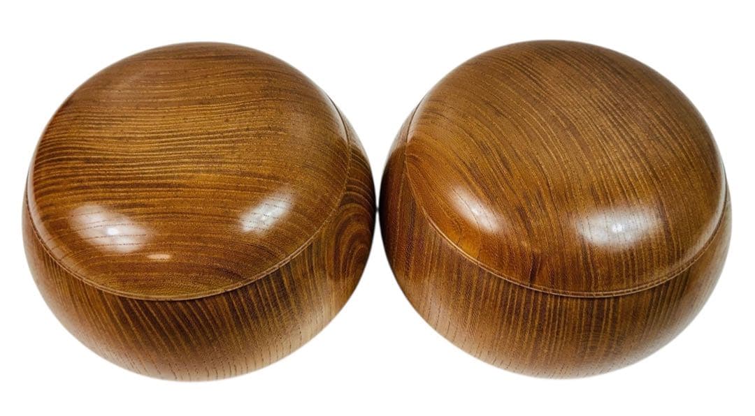 囲碁 36号 蛤碁石 那智黒 碁石 / 超特大 碁笥 欅 上