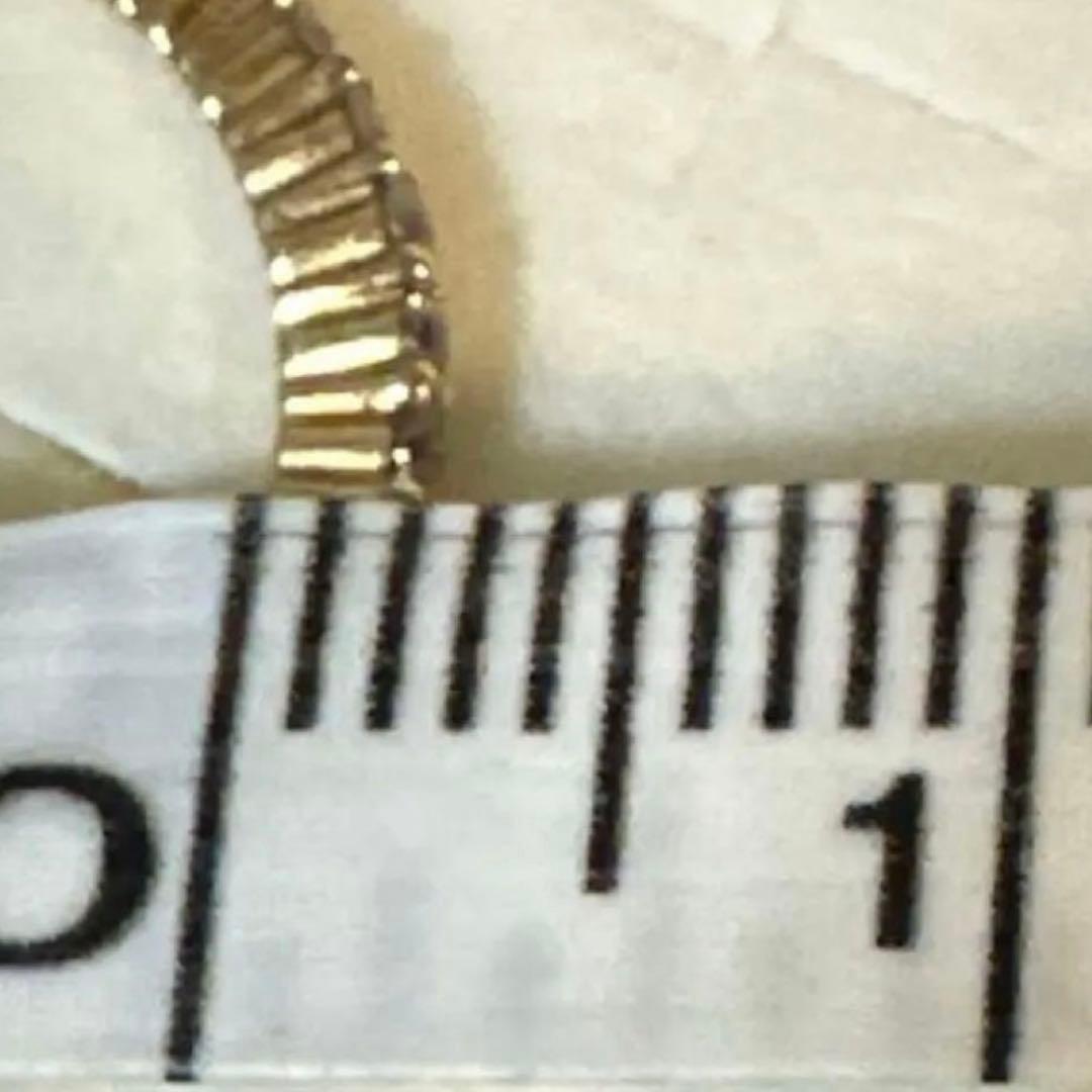 4°C K10 ダイヤ　ハーフエタニティリング　箱無し