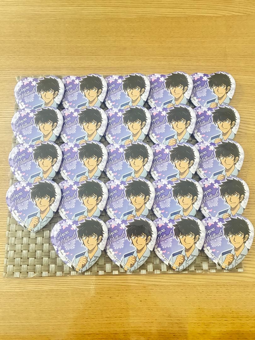 名探偵コナン 松田陣平 缶バッジ 24個セット グッズ-バッチ】名探偵コナン スクエア缶バッジコレクション／松田陣平
