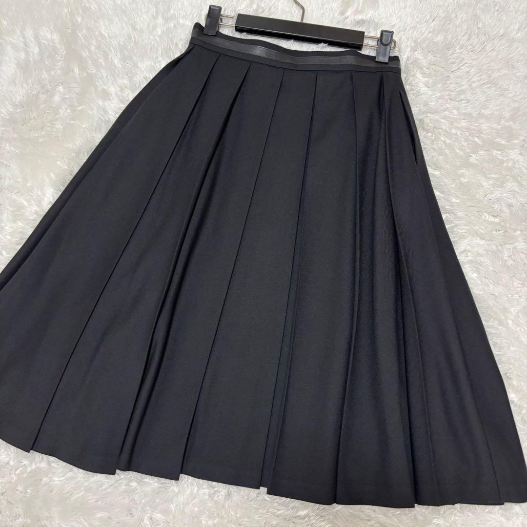 20年　FOXEY フォクシー　プリーツスカート　40151 ウール混　現行