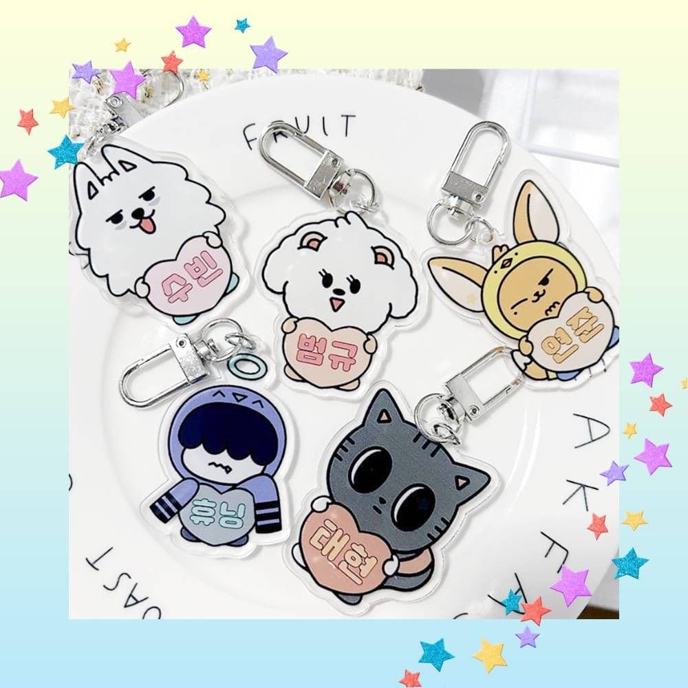 公式正規品TXT トゥバテヒョン プルバトゥ ダゴニャン キーリング