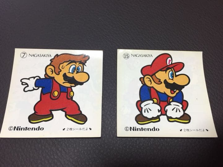 ナガサキヤ スーパーマリオブラザーズシール 2枚セット！(希少) - メルカリ