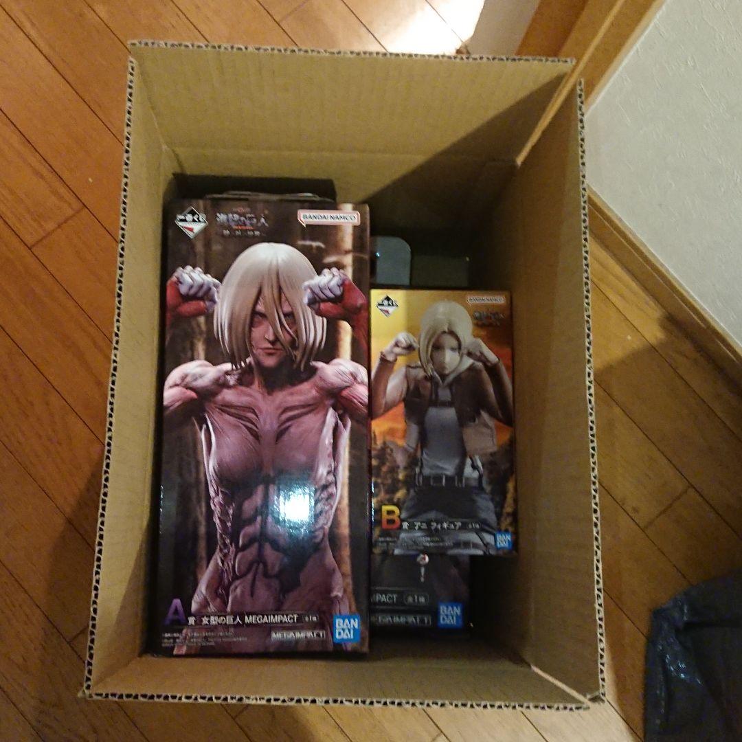 て*ち様 進撃の巨人 一番くじ フィギュア 壁の外の世界 MEGAIMPACT