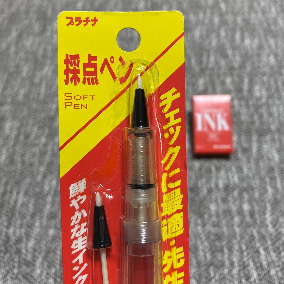 廃盤品】PLATINUM プラチナ ソフトペン 採点ペン STB-800 新品】新品