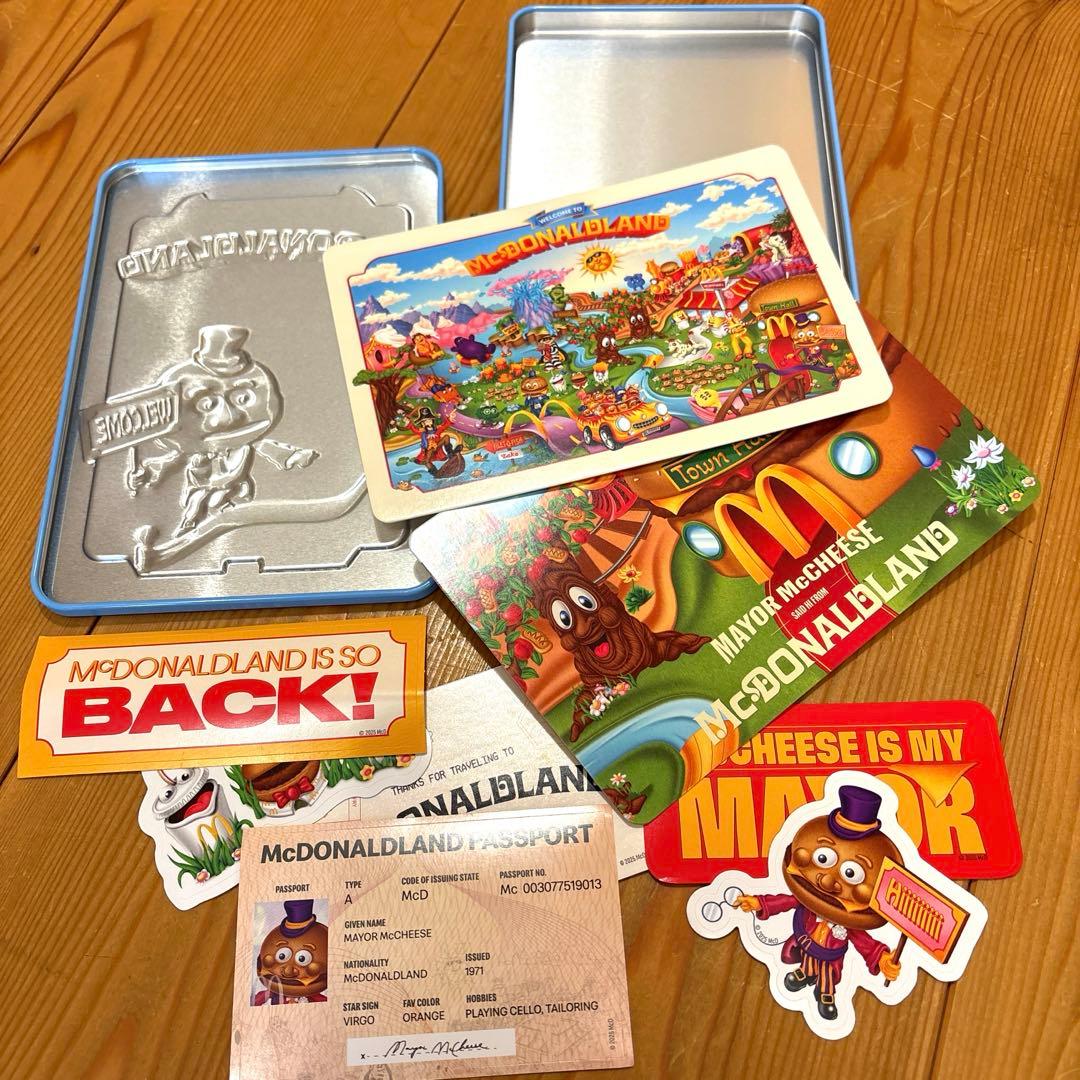 マクドナルドランド キャラクター 缶 フルセット ミールトイ ハッピー