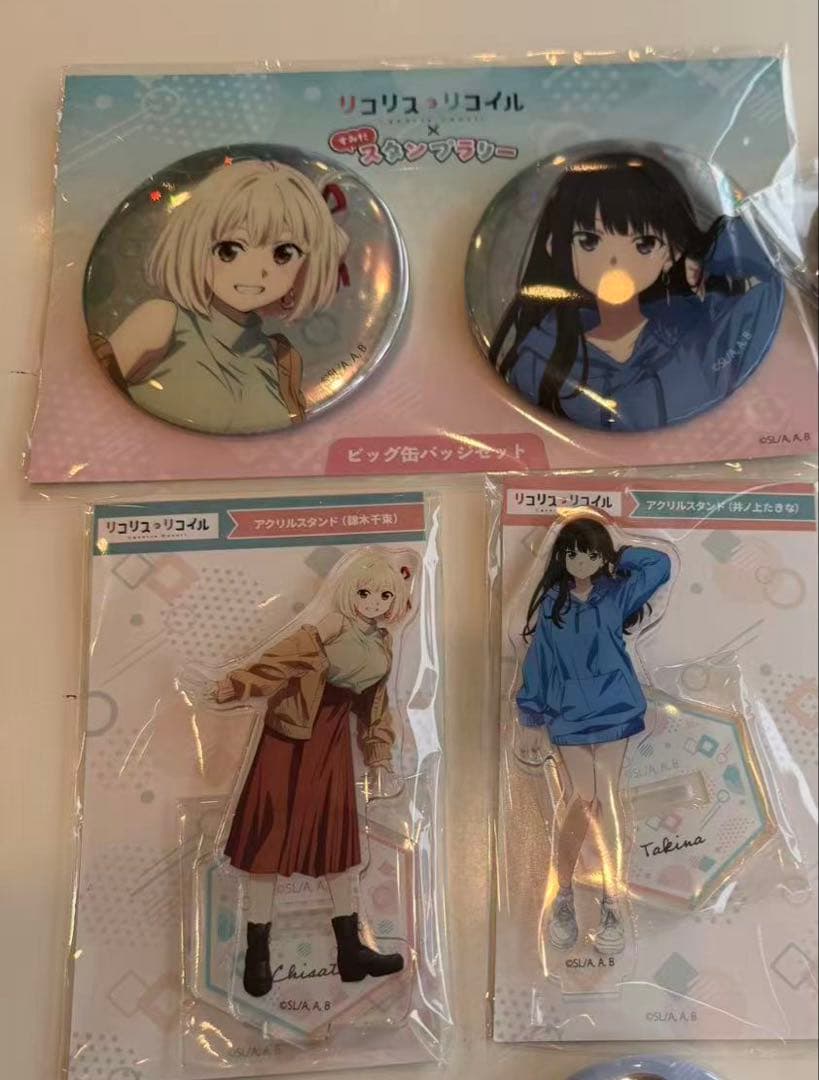 リコリス・リコイル 千束＆たきな スリーブ プレイマット ミッドナイト