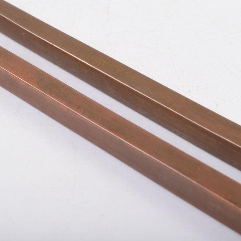 茶道具 銅製 鳥頭炉火箸 箱付 V 8684