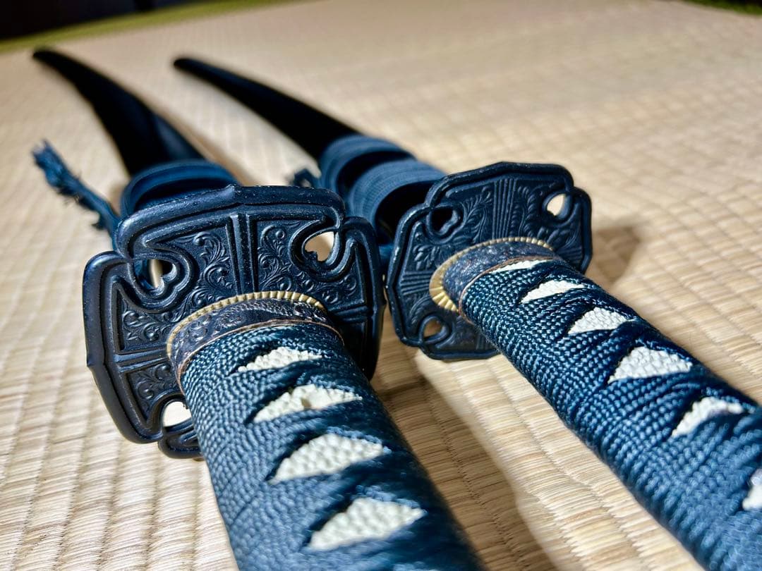 模造刀 太刀 脇差し 2本セット！　※刀身に樋あり（バラ売り不可）