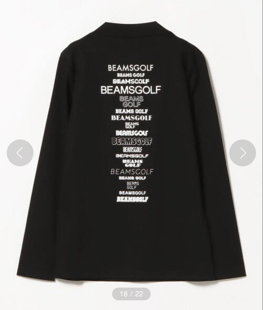 【新品・未開封】BEAMS GOLF モックネックシャツ ブラック