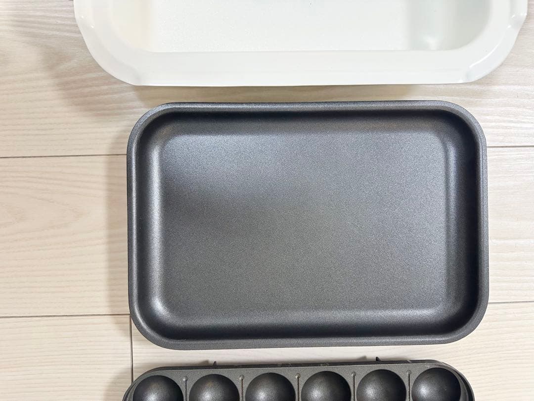 BRUNO ホットプレート BOE021 セラミックコート鍋付き ホワイト