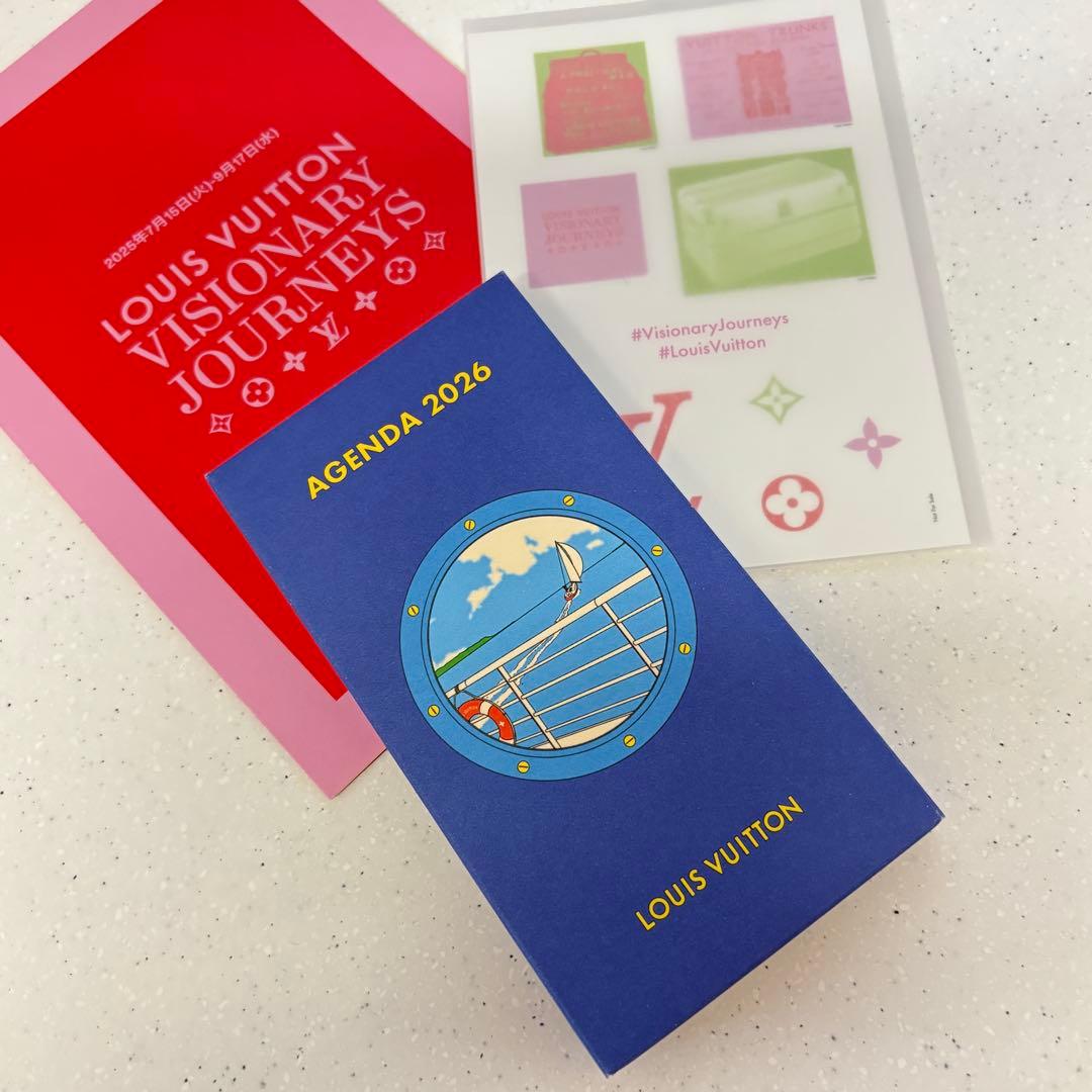 2026年版 ルイ・ヴィトン アジェンダ レフィル　ビジョナリー限定シール付き louis-vuitton--