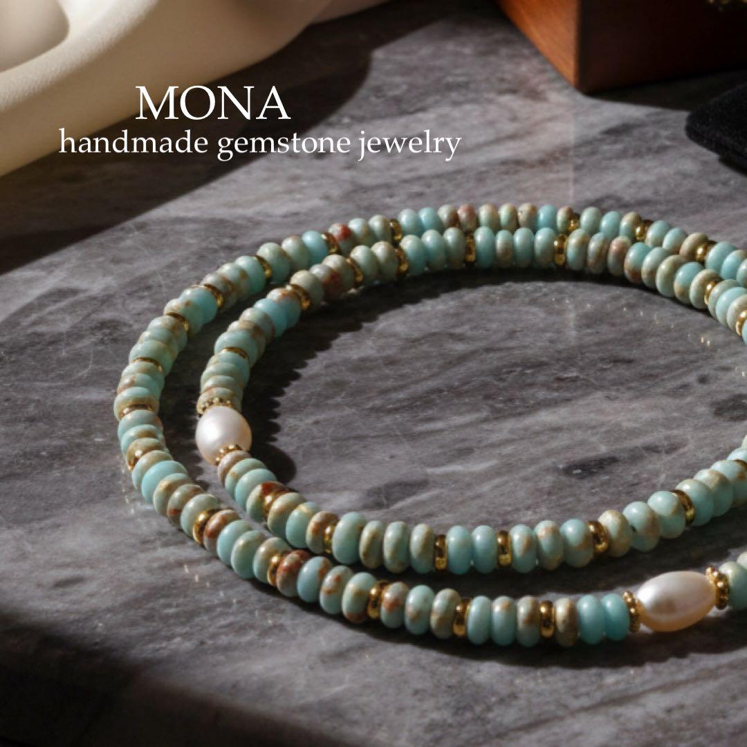 【ほぅ】オリーブキャッツアイの枠留めネックレストップ