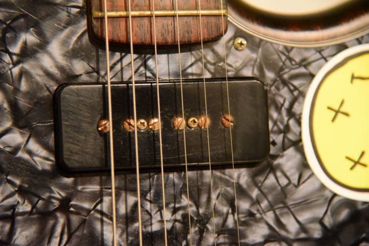 美品) BURNY RSA-70 セミアコ ブラック色 BURNY】セミアコ RSA-70 CR