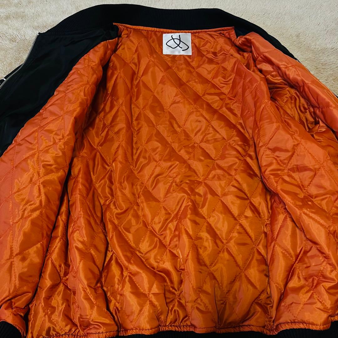 めいちゃん MA-1 歌い手 めいちゃん ジャンパー ブルゾン ブラック フリー