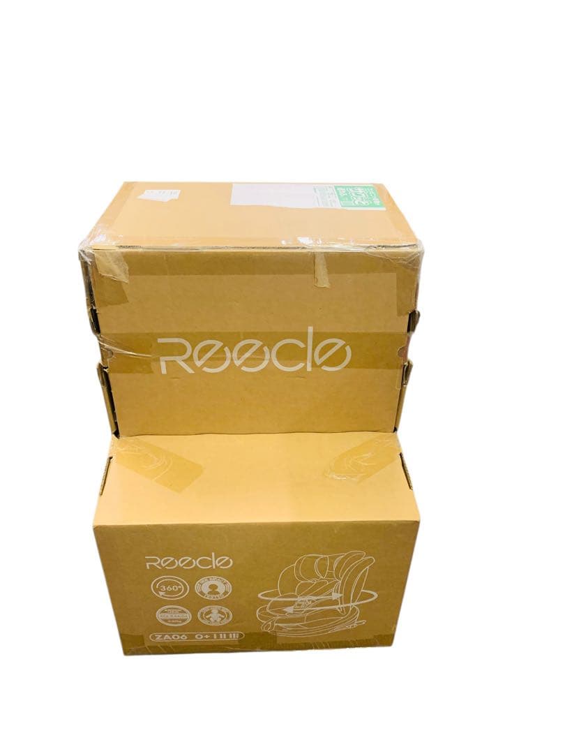【開封済・未使用】Reecle チャイルドシート ZA06 グレー 360度回転