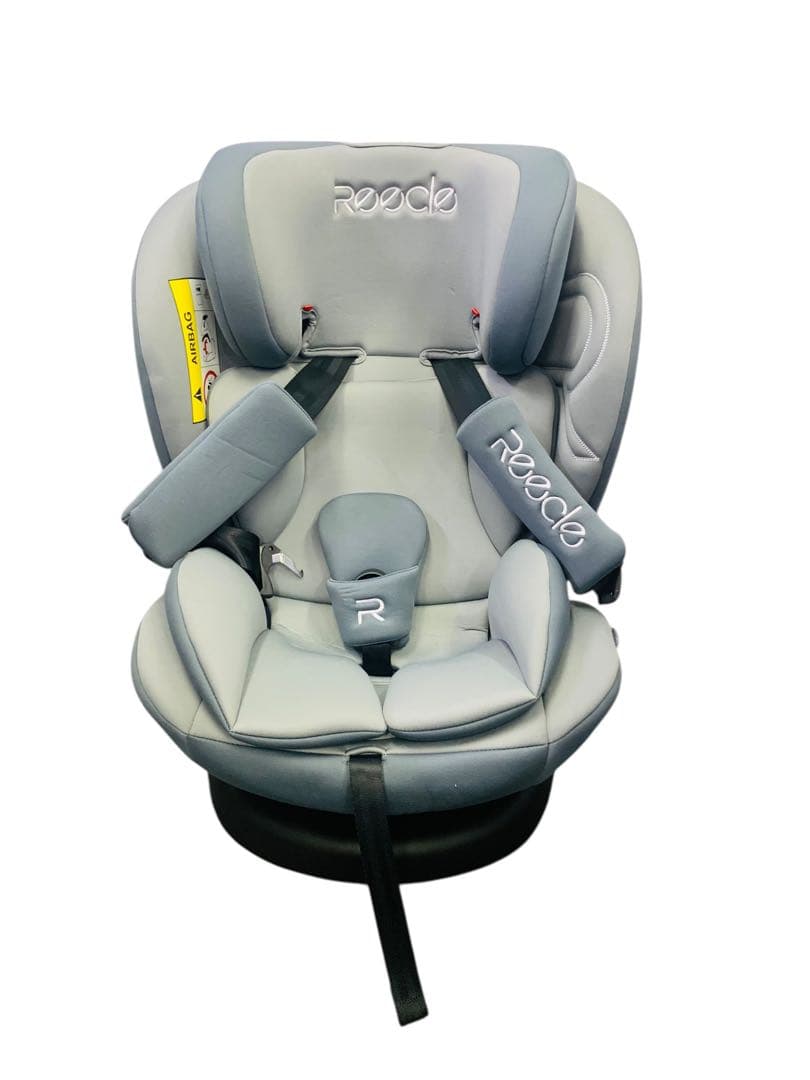 【開封済・未使用】Reecle チャイルドシート ZA06 グレー 360度回転