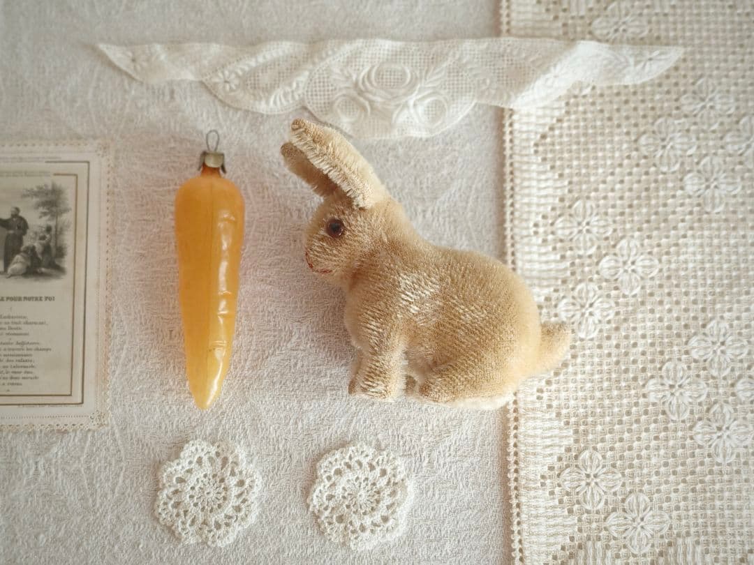 * antique rabbit ୨୧ フォルムの可愛い ウサギさん