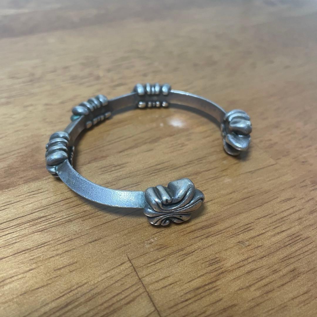 a972 A&G エーアンドジー クロス デザイン シルバー バングル