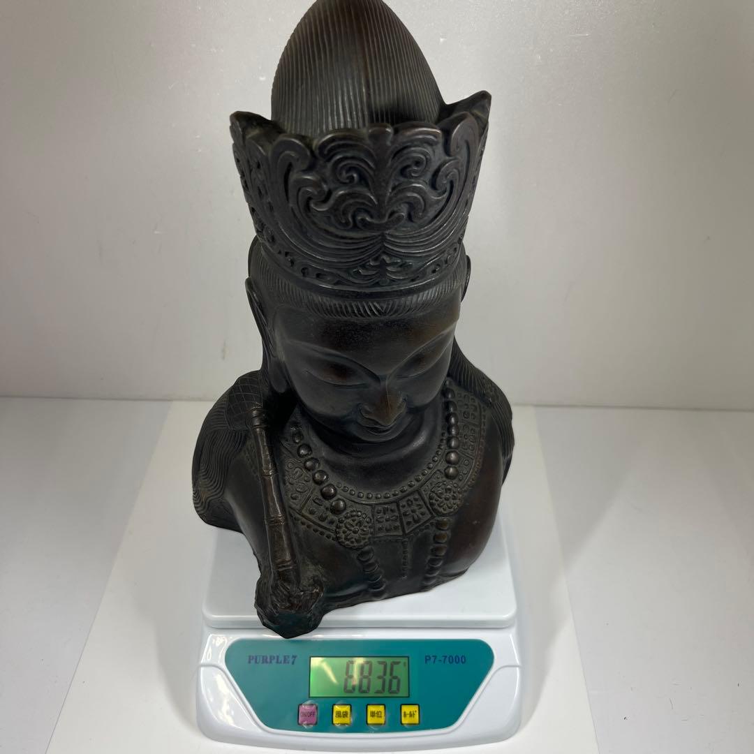 雨宮治郎　古代観世音菩薩　共箱　約6.8kg トヒウサ　東な7-0810⭐︎2F