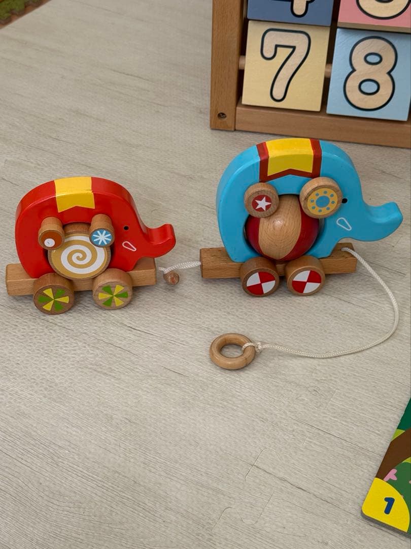 知育玩具セット　ひらがなつみき　クーゲルバーン　森のあそび箱　ボーネルンド