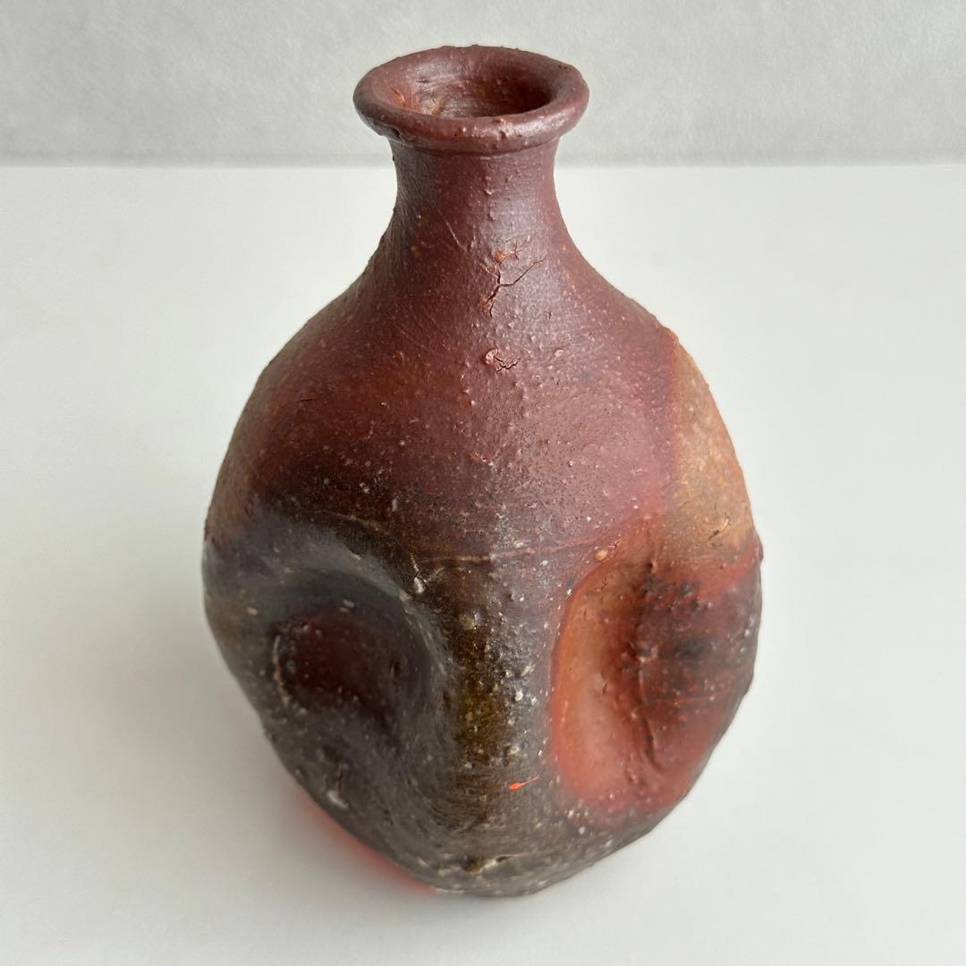 原田拾六  備前 酒器 徳利 共箱 直しあり