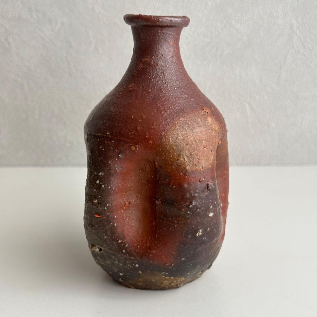 原田拾六 備前 酒器 徳利 共箱 直しあり