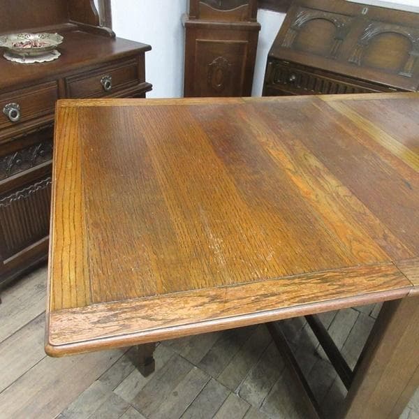 イギリス アンティーク 家具 ゲートレッグテーブル ダイニング 英国 6208d