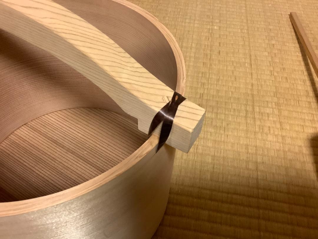 茶道具 湯桶+つくばい柄杓