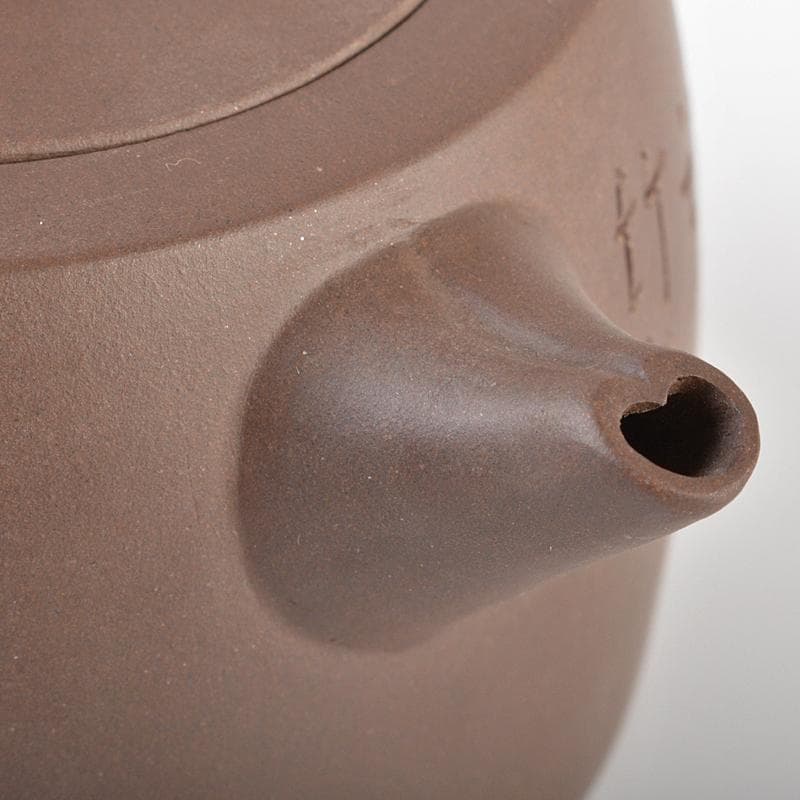 中国 紫砂 朱泥 漢詩文 急須 茶壷 在銘 C R6170