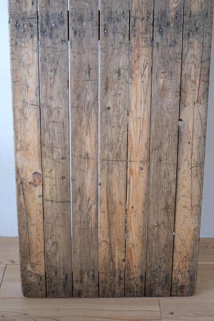 ヴィンテージ　テーブル アトリエテーブル　剥離 コンソール 飾り台 店舗什器