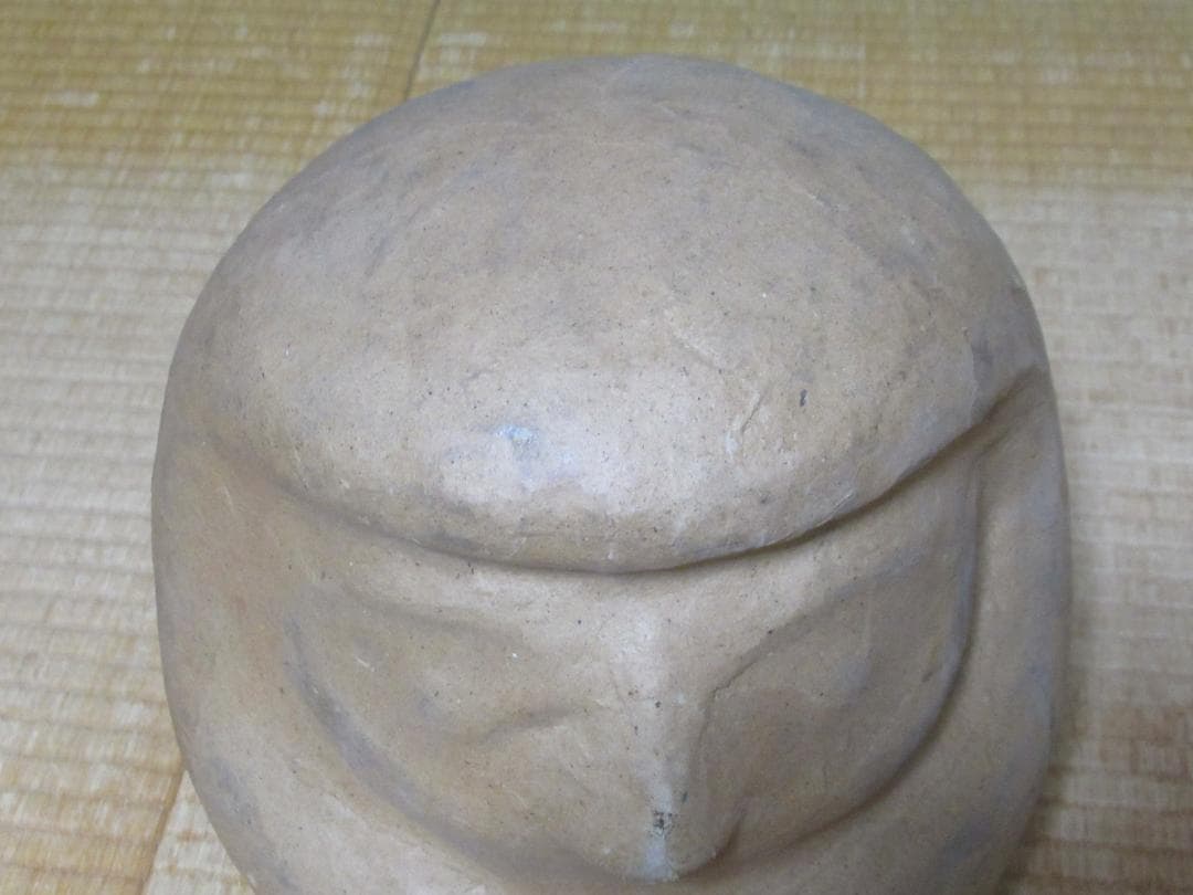 大正時代◇相州だるま/達磨 大だるま 張り子された状態 木製木型 高さ