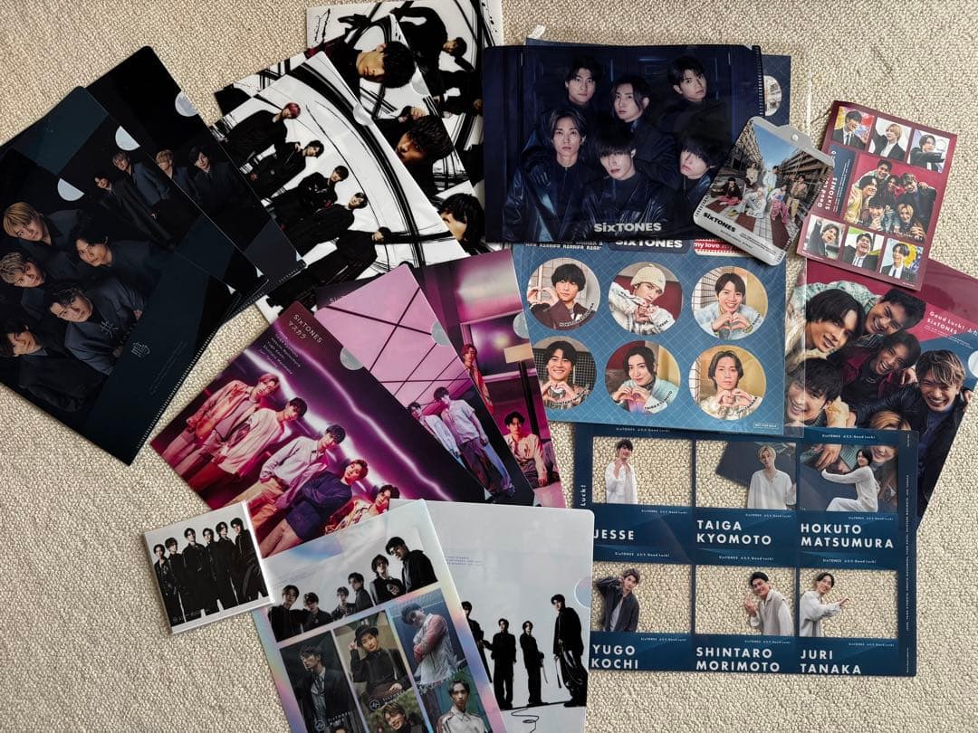 SixTONES グッズ カレンダー 写真 パンフレット 会報誌 アクスタ