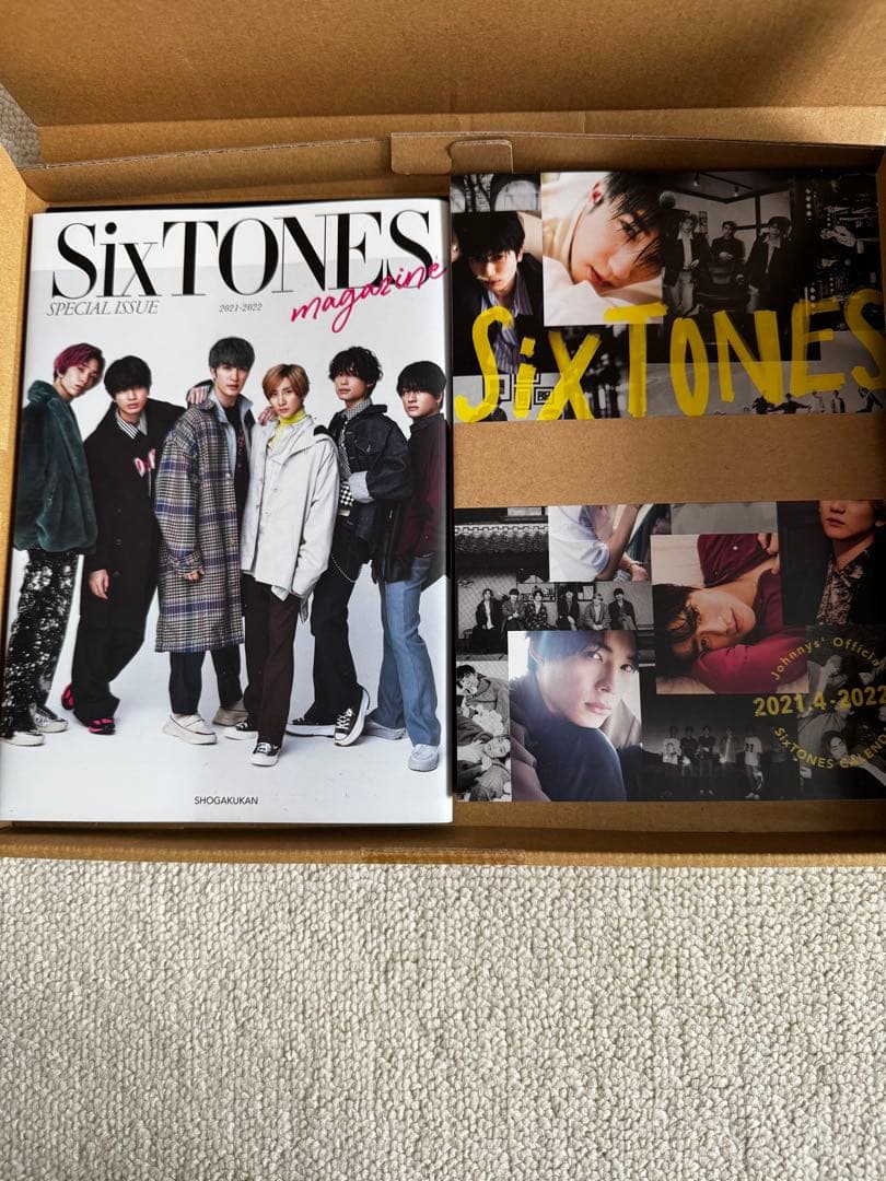 SixTONES グッズ カレンダー 写真 パンフレット 会報誌 アクスタ