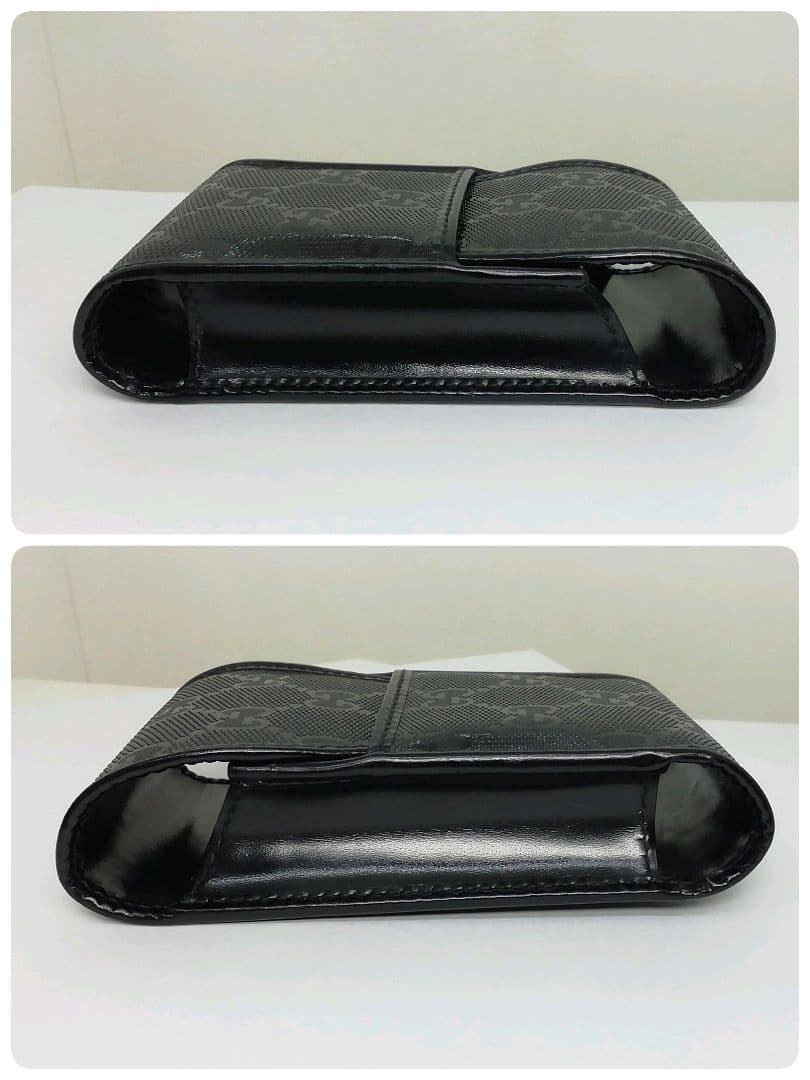 GUCCI　グッチ　インプリメ　ブラック　シガレットケース　タバコ入れ