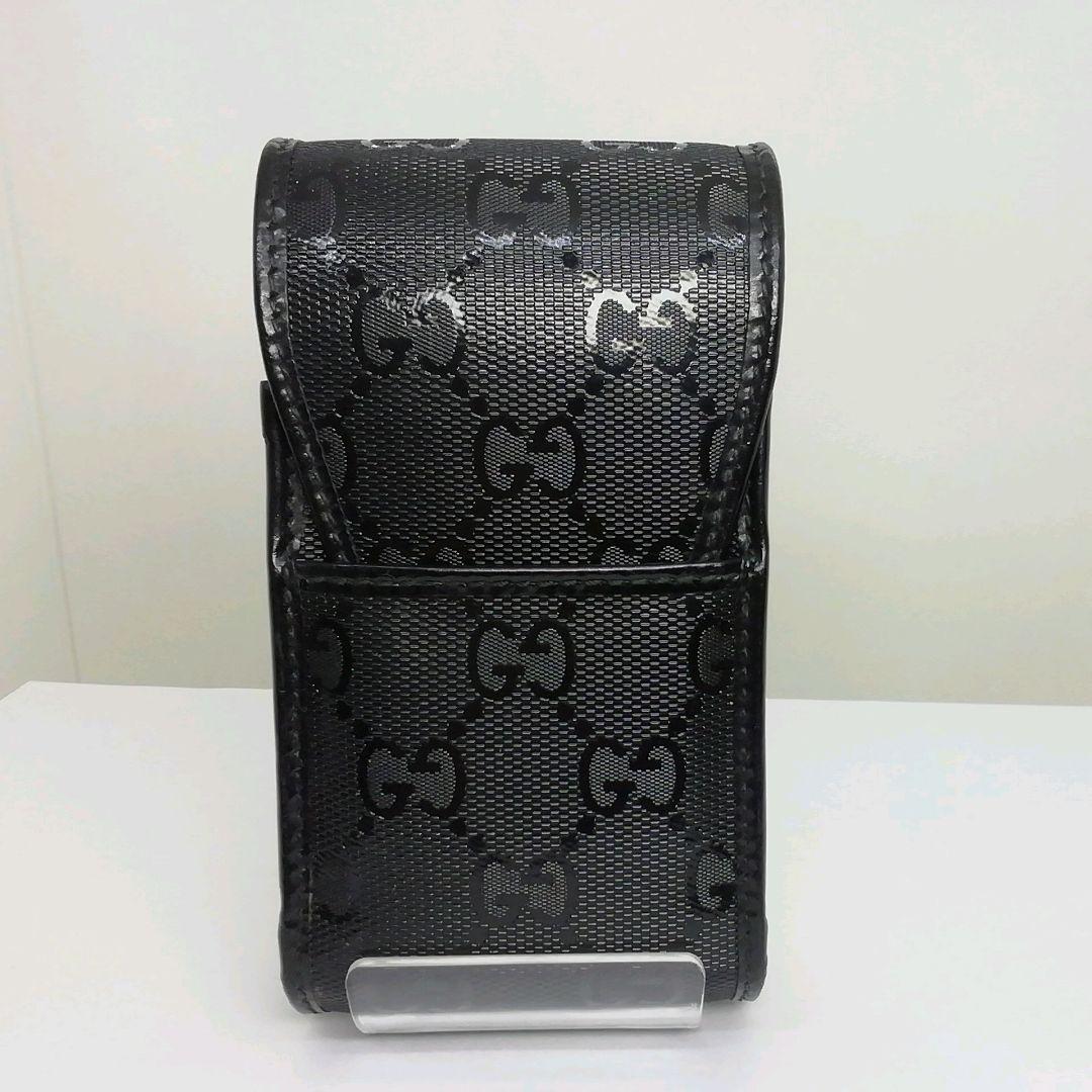 GUCCI　グッチ　インプリメ　ブラック　シガレットケース　タバコ入れ