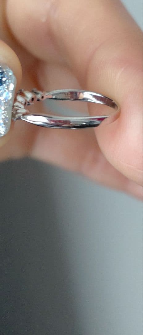 PT900ダイヤモンドピンキーリング