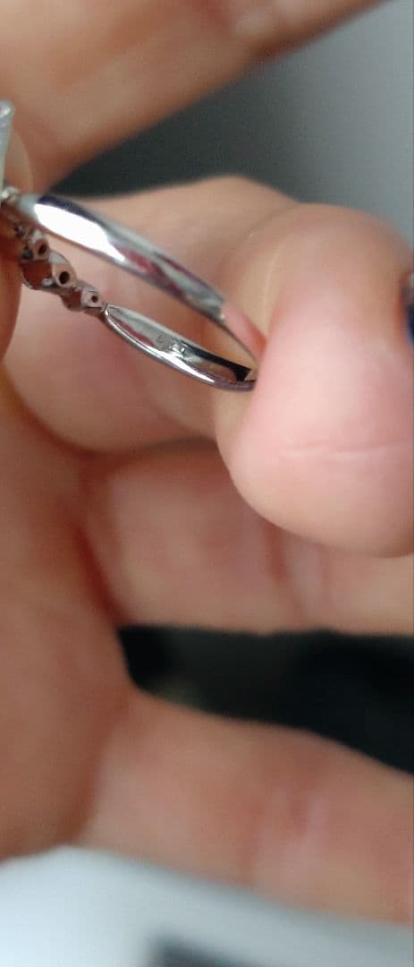 PT900ダイヤモンドピンキーリング