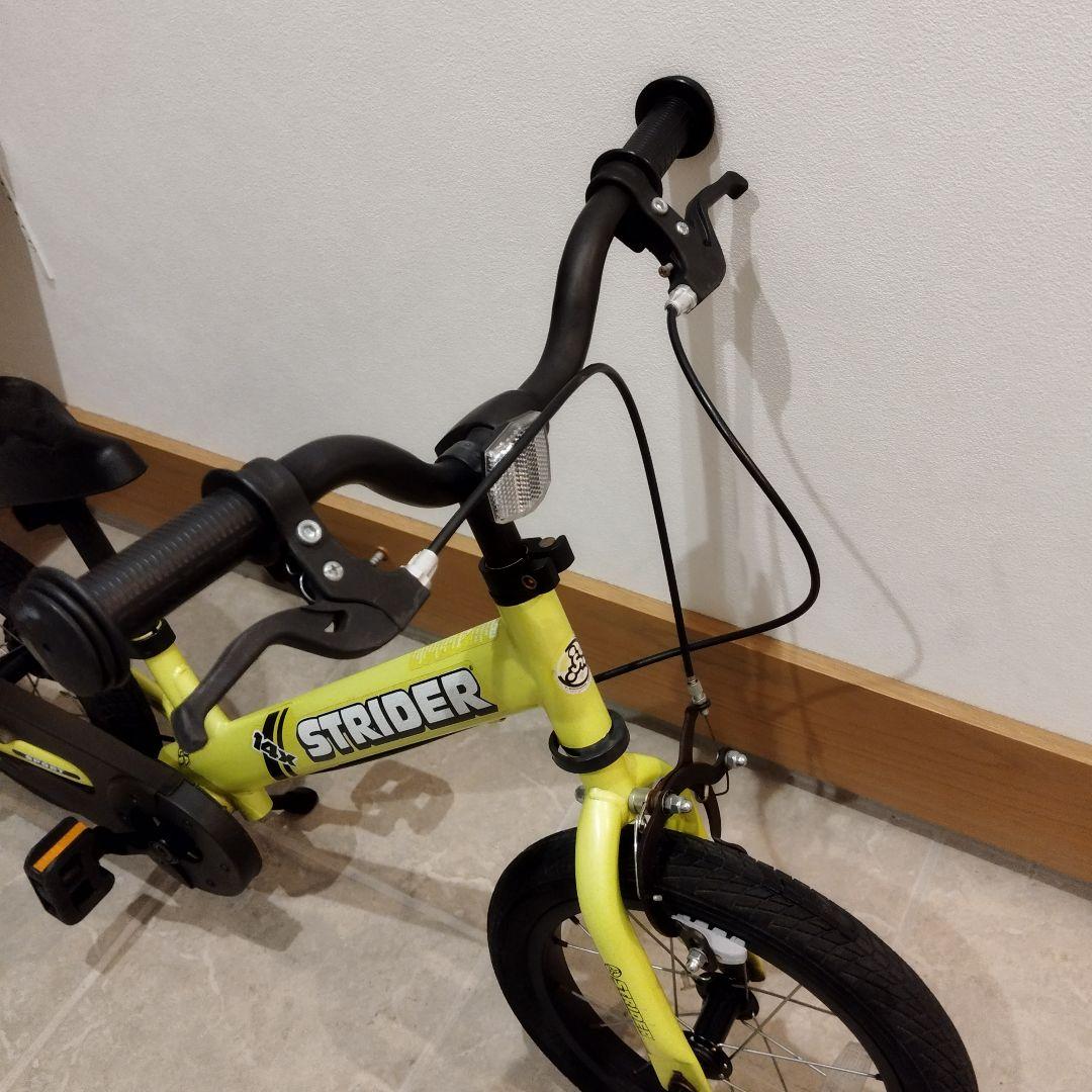 STRIDER ストライダー 14x ライムイエロー スタンド付