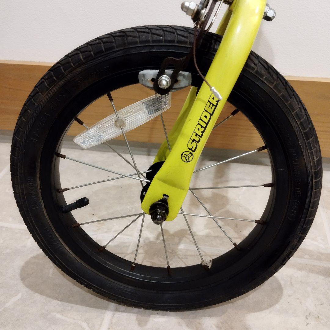 STRIDER ストライダー 14x ライムイエロー スタンド付