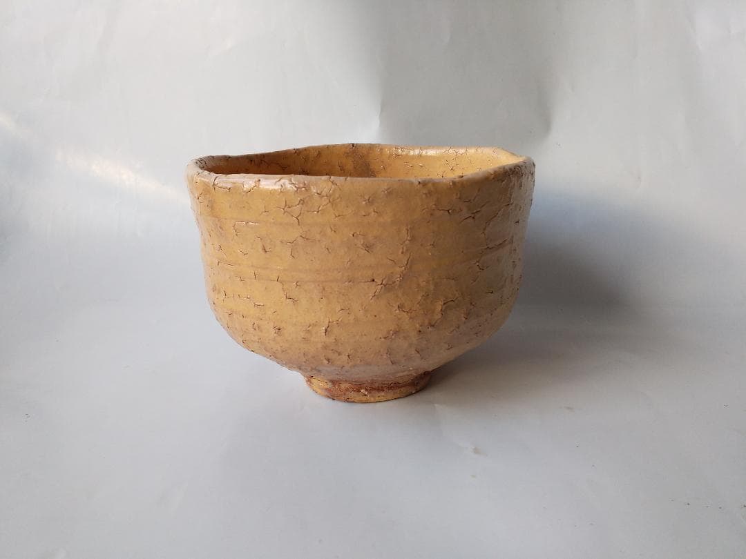 渡辺城山 萩焼 萩茶碗 松籟庵 城山窯 名工 城山 共箱 茶道具 茶器 茶碗