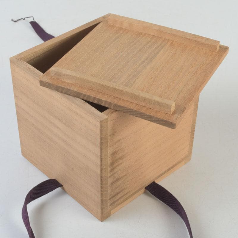 ガラス工芸 岩田久利作 ガラス飾壷 共箱 V 9589