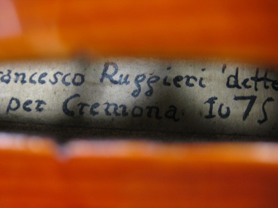 【モダンヨーロピアン】 F.Ruggieri ラベル c.1920 バイオリン
