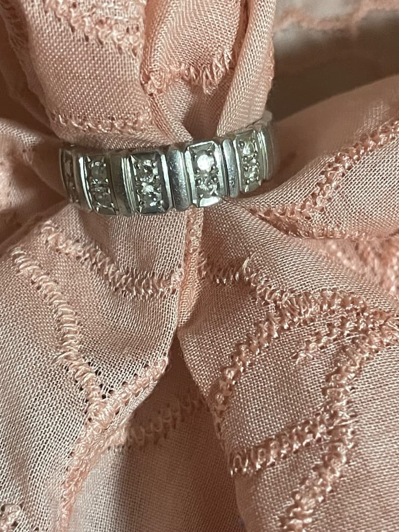 2点目から100円引きさん専用プラチナ900 ダイヤの指輪