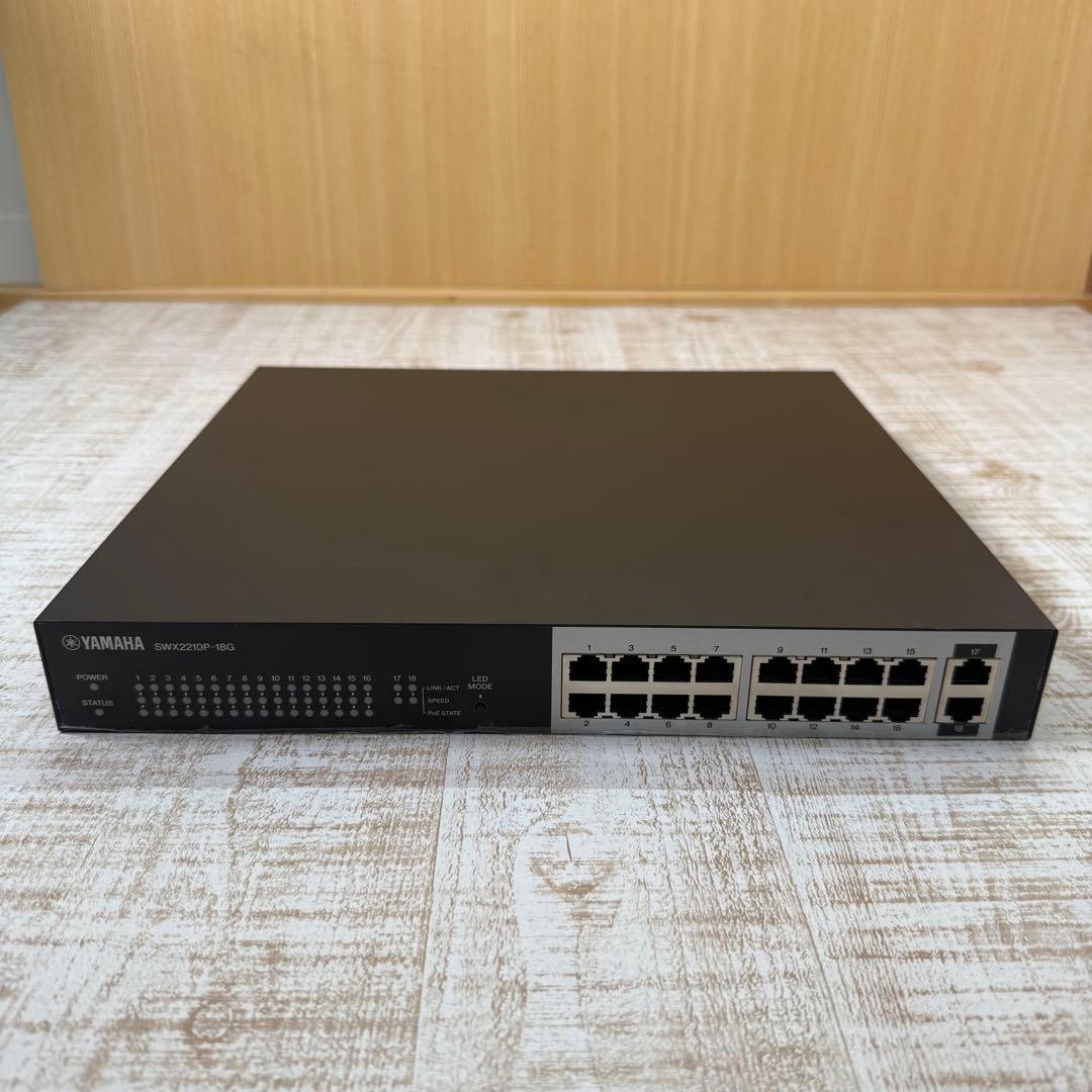 YAMAHA SWX2210P-18G ヤマハ 16ポート スイッチングハブ PC周辺機器