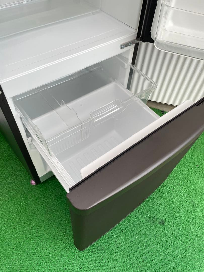 875 パナソニック 168L 大きめ2ドア冷蔵庫 マットブラウン 一人暮らし